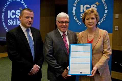 President of Ireland, Mary McAleese acknowledges the vital role ECDL has played in ICT Development